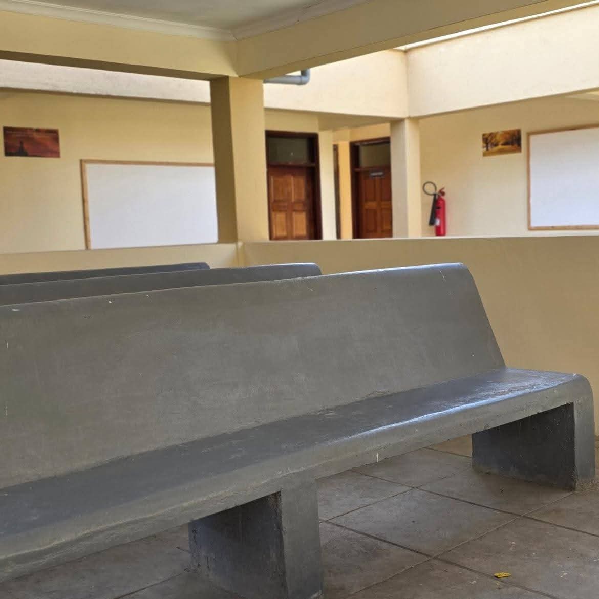 Patient waiting area at St. Joseph Catholic Dispensary